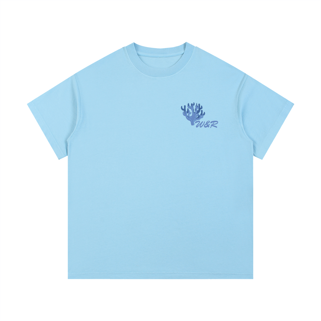 Vintage Coral Wash Cotton T-Shirt