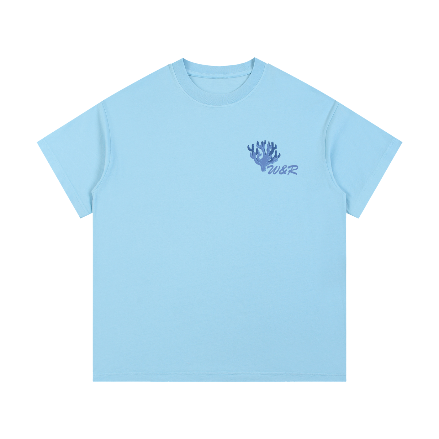 Vintage Coral Wash Cotton T-Shirt