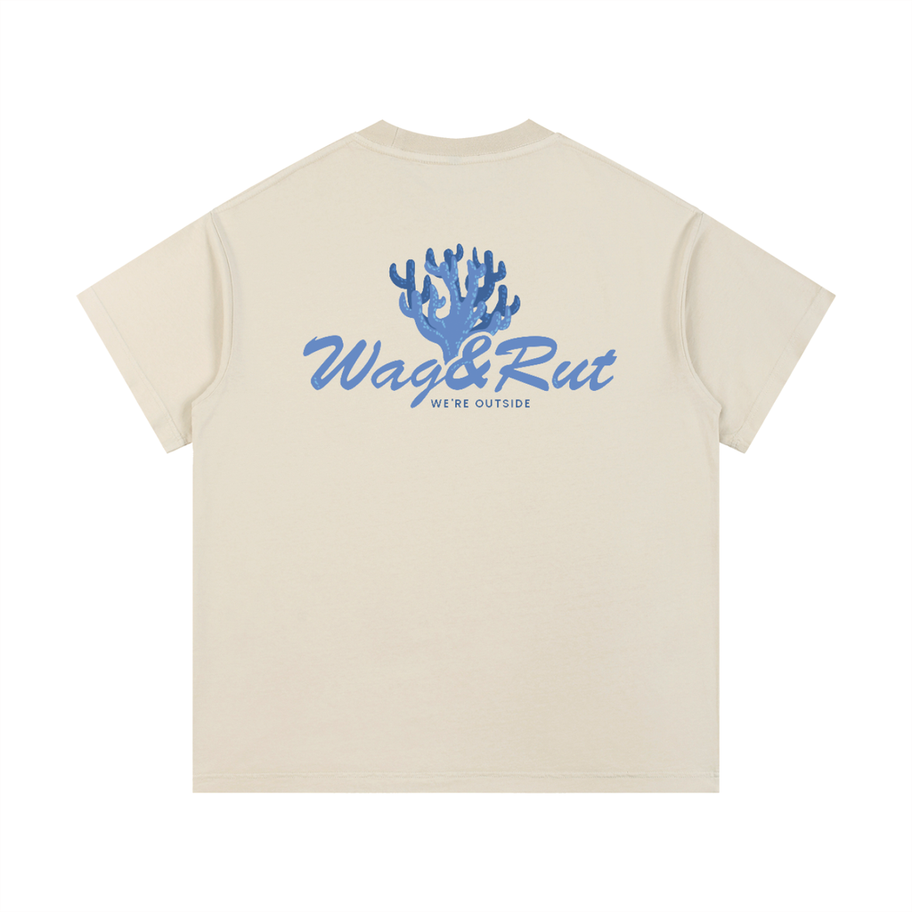 Vintage Coral Wash Cotton T-Shirt