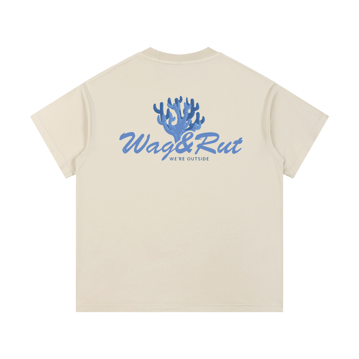 Vintage Coral Wash Cotton T-Shirt