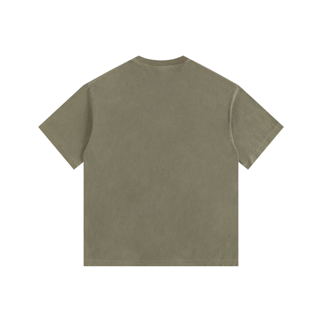 Petroleum Vintage Washed Oversized Cotton T-Shirt