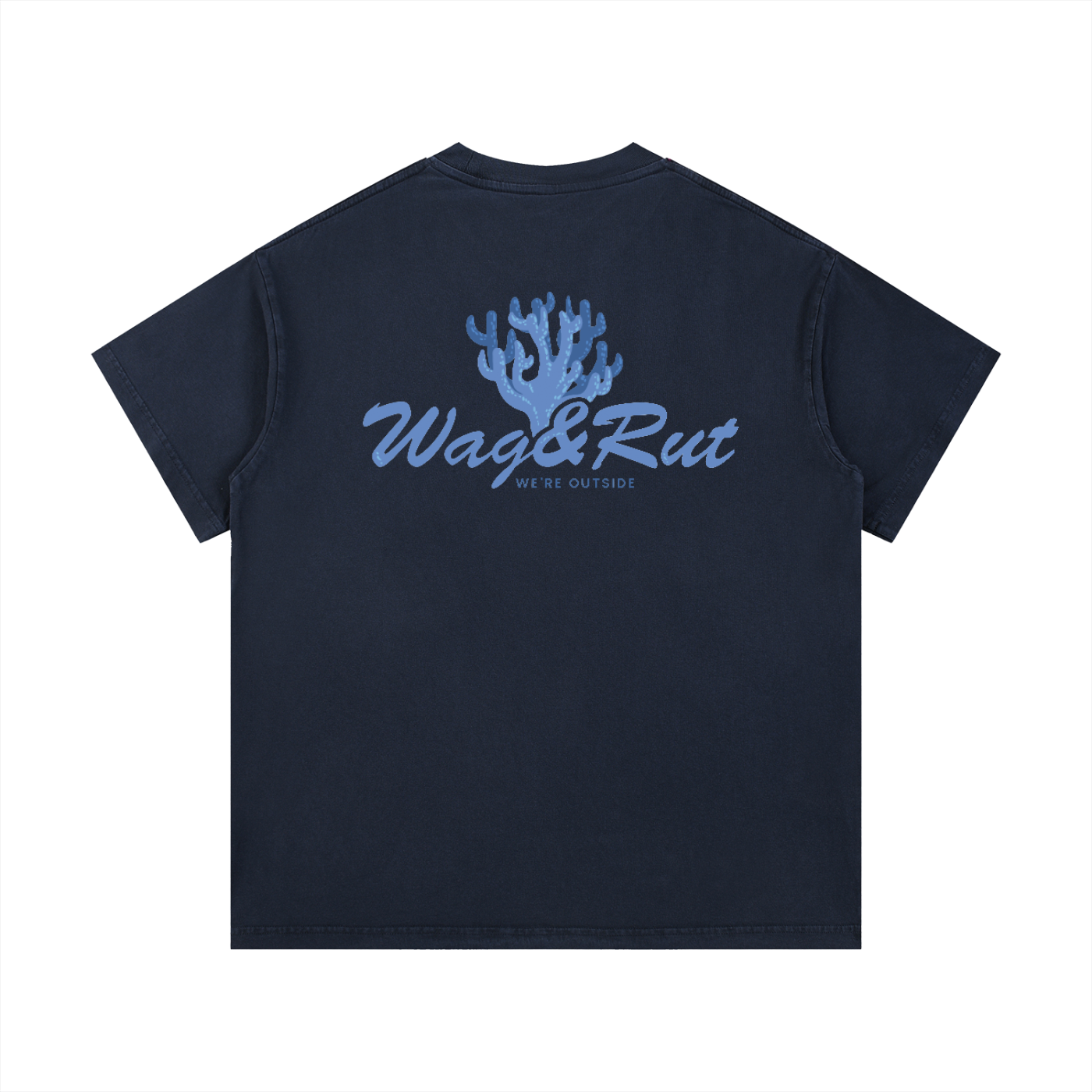 Vintage Coral Wash Cotton T-Shirt