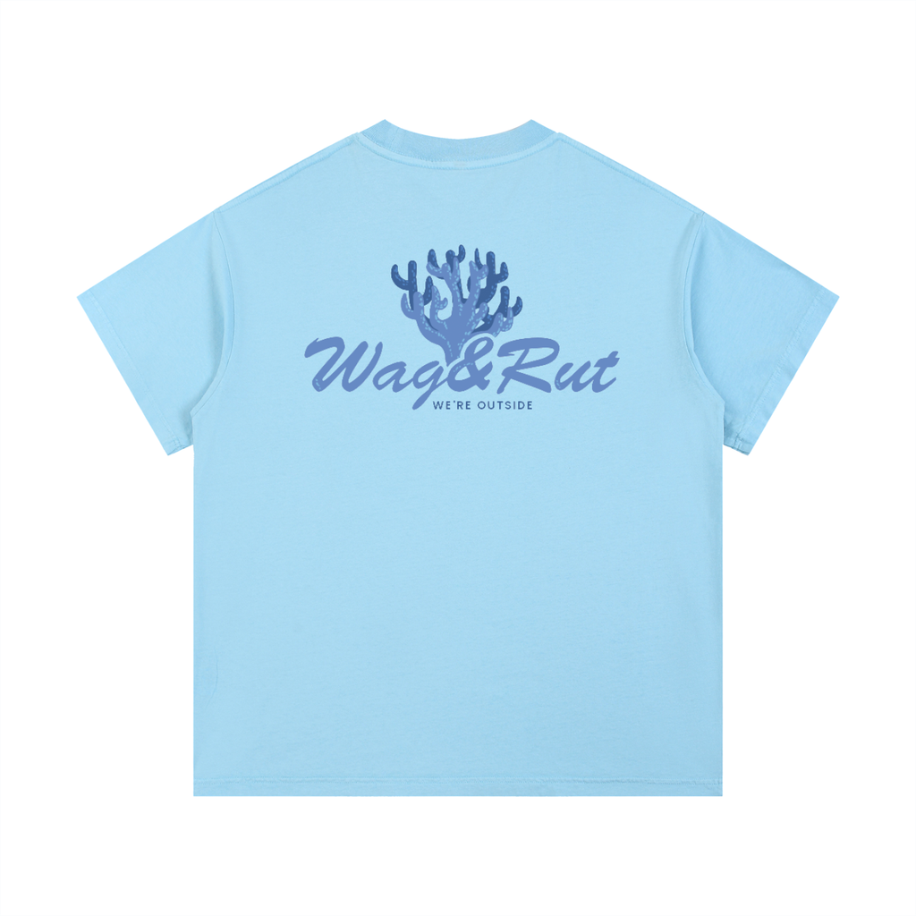 Vintage Coral Wash Cotton T-Shirt
