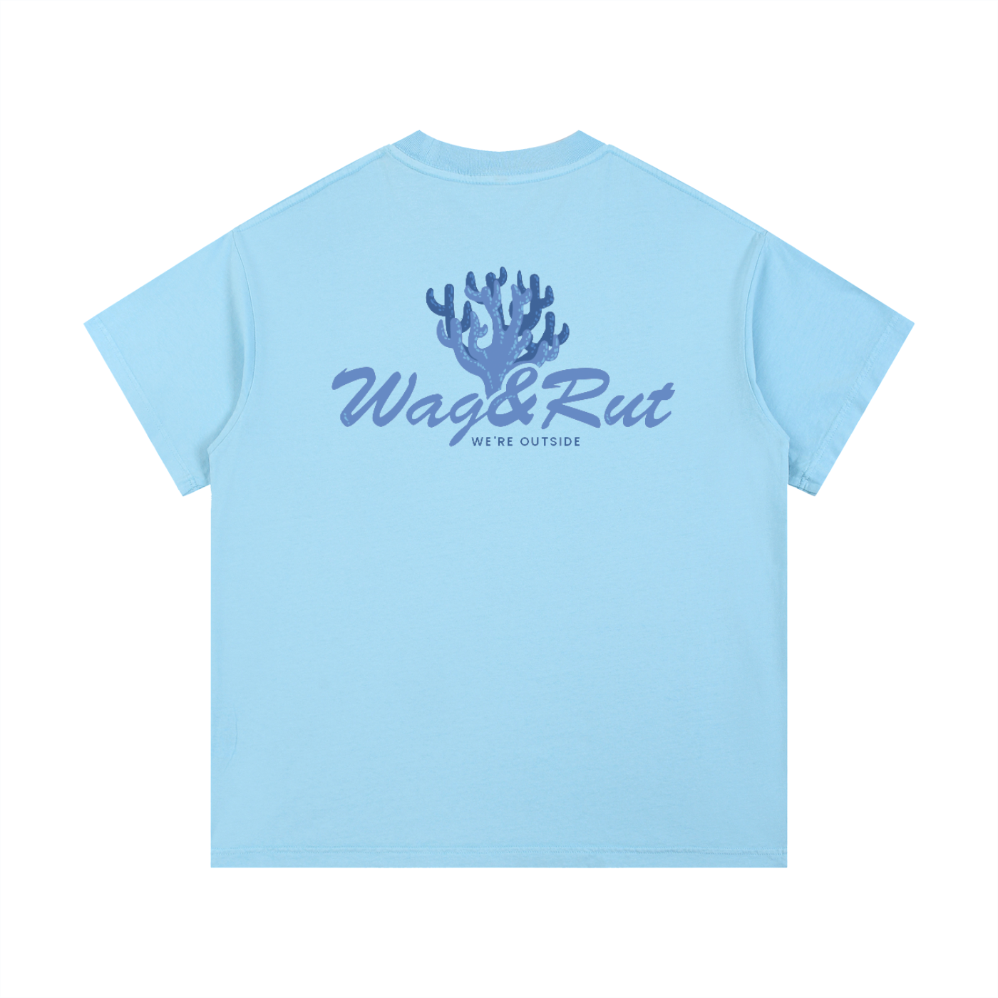 Vintage Coral Wash Cotton T-Shirt