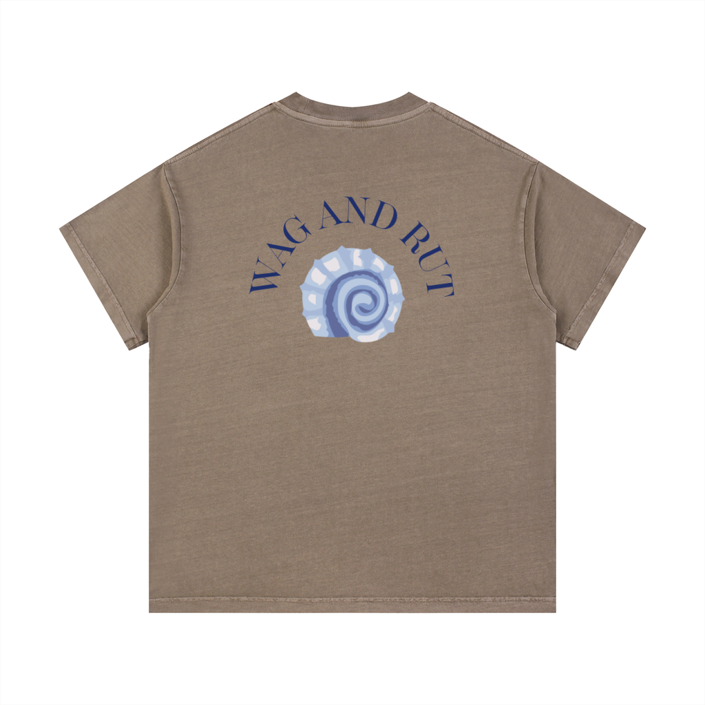 Vintage Seashell Wash Cotton T-Shirt