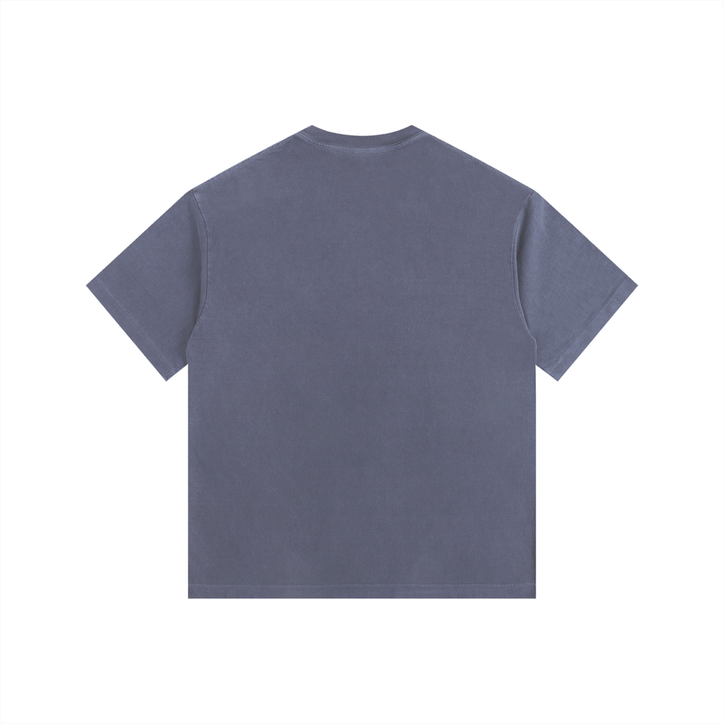 Petroleum Vintage Washed Oversized Cotton T-Shirt