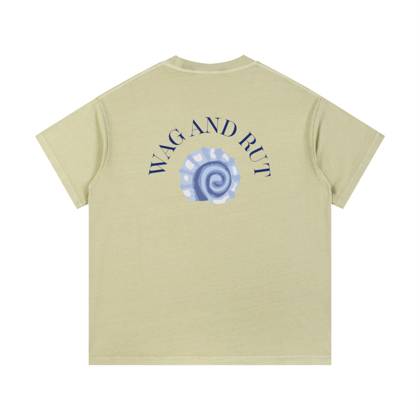 Vintage Seashell Wash Cotton T-Shirt
